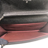 シャネル CHANEL マトラッセチェーンウォレット A33814 ブラック マトラッセ レディース ショルダーバッグ