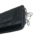 シャネル CHANEL マトラッセチェーンウォレット A33814 ブラック マトラッセ レディース ショルダーバッグ