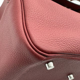エルメス HERMES リンディ26 W刻 ルージュアッシュシ ルバー金具 トリヨン レディース ハンドバッグ