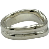 ティファニー TIFFANY＆CO ダブルカーブドリング シルバー 925 ジュエリー