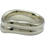 ティファニー TIFFANY＆CO ダブルカーブドリング シルバー 925 ジュエリー