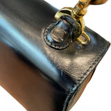 グッチ GUCCI バンブーハンドバッグ 0004060188 ブラック レザー レディース ハンドバッグ