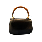 グッチ GUCCI バンブーハンドバッグ 0004060188 ブラック レザー レディース ハンドバッグ