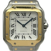 カルティエ Cartier サントス ドゥカルティエ MM W2SA0016 シルバー ゴールド/ステンレススチール 自動巻き レディース 腕時計