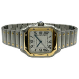 カルティエ Cartier サントス ドゥカルティエ MM W2SA0016 シルバー ゴールド/ステンレススチール 自動巻き レディース 腕時計