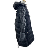 モンクレール MONCLER NARVALONG ダウンコート ブラック ナイロン レディース その他アウター