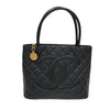 シャネル CHANEL 復刻トート A01804 ブラックゴールド金具 キャビアスキン レディース トートバッグ