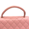 シャネル CHANEL マトラッセトップハンドルバッグ A12397 ピンクゴールド金具 キャビアスキン レディース ハンドバッグ