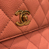 シャネル CHANEL マトラッセトップハンドルバッグ A12397 ピンクゴールド金具 キャビアスキン レディース ハンドバッグ