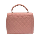 シャネル CHANEL マトラッセトップハンドルバッグ A12397 ピンクゴールド金具 キャビアスキン レディース ハンドバッグ