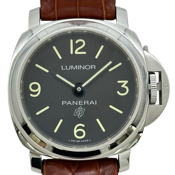 パネライ PANERAI ルミノール ベース ロゴ 3デイズ アッチャイオ PAM00773 ブラック ステンレススチール 手巻き メンズ 腕時計 パネライ PANERAI ルミノール ベース ロゴ 3デイズ アッチャイオ