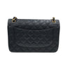 シャネル CHANEL デカマトラッセ A58600 ブラックゴールド金具 キャビアスキン レディース ショルダーバッグ