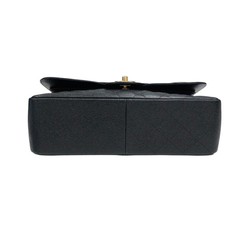 シャネル CHANEL デカマトラッセ A58600 ブラックゴールド金具 キャビアスキン レディース ショルダーバッグ シャネル CHANEL デカマトラッセ A58600 ブラックゴールド金具