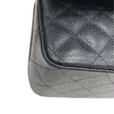 シャネル CHANEL デカマトラッセ A58600 ブラックゴールド金具 キャビアスキン レディース ショルダーバッグ