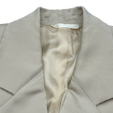 ジバンシィ GIVENCHY オーバーサイズ シルクテーラードジャケット BW30J815J4 ベージュ シルク レディース テーラードジャケット