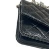 シャネル CHANEL ブリリアントマトラッセチェーンウォレット A48692 ブラック シルバー金具 パテント レディース ウォレットチェーン