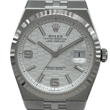 ロレックス ROLEX ランドドゥエラー 40 ハニカムモチーフ 127334 シルバー ホワイトゴールド/ステンレススチール　 自動巻き メンズ 腕時計