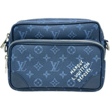 ルイ・ヴィトン LOUIS VUITTON ナイルNM M26823 オセアンブルー モノグラム・ヘリテージ メンズ ショルダーバッグ