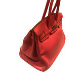 エルメス HERMES バーキン35 □N刻印 ブーゲンビリア　ゴールド金具 トリヨン レディース ハンドバッグ