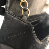 シャネル CHANEL ミニマトラッセ１８ A35200 ブラック　ゴールド金具 ラムスキン レディース ショルダーバッグ