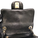 シャネル CHANEL ミニマトラッセ１８ A35200 ブラック　ゴールド金具 ラムスキン レディース ショルダーバッグ