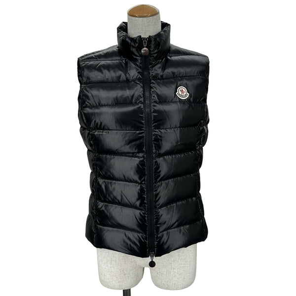 モンクレール MONCLER GHANY ダウンベスト ブラック ナイロン