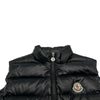 モンクレール MONCLER GHANY ダウンベスト ブラック ナイロン レディース ダウンベスト