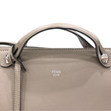 フェンディ FENDI バイザウェイラージ 8BL125 グレージュシルバー金具 レザー レディース ショルダーバッグ