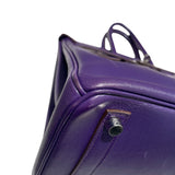 エルメス HERMES バーキン25 □N刻 アイリス　シルバー金具 スイフト レディース ハンドバッグ