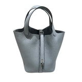 エルメス HERMES ピコタンロックPM G刻 グリパンタン/シルバー金具 トリヨン レディース ハンドバッグ