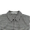クリスチャン・ディオール Christian Dior ハウンドトゥース半袖ワンピース 211R15A7801 ブラック/ホワイト コットン レディース ワンピース