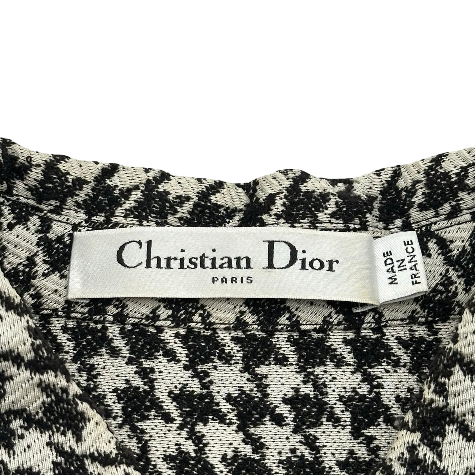 クリスチャン・ディオール Christian Dior ハウンドトゥース半袖