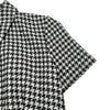 クリスチャン・ディオール Christian Dior ハウンドトゥース半袖ワンピース 211R15A7801 ブラック/ホワイト コットン レディース ワンピース