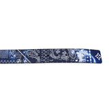 ルイ・ヴィトン LOUIS VUITTON LVイニシャルサンチュール M0530 ネイビーシルバー金具 メンズ ベルト