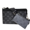 ルイ・ヴィトン LOUIS VUITTON ガストン・ウェアラブルウォレット M81124 ブラック モノラグラム・エクリプス メンズ ショルダーバッグ