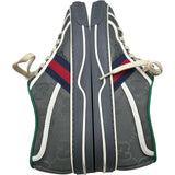 グッチ GUCCI TENNIS1977 GGキャンバスローカットスニーカー グレー キャンバス メンズ スニーカー