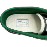 グッチ GUCCI TENNIS1977 GGキャンバスローカットスニーカー グレー キャンバス メンズ スニーカー