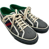 グッチ GUCCI TENNIS1977 GGキャンバスローカットスニーカー グレー キャンバス メンズ スニーカー