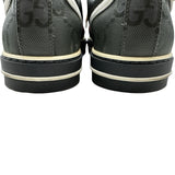 グッチ GUCCI TENNIS1977 GGキャンバスローカットスニーカー グレー キャンバス メンズ スニーカー