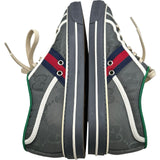 グッチ GUCCI TENNIS1977 GGキャンバスローカットスニーカー グレー キャンバス メンズ スニーカー