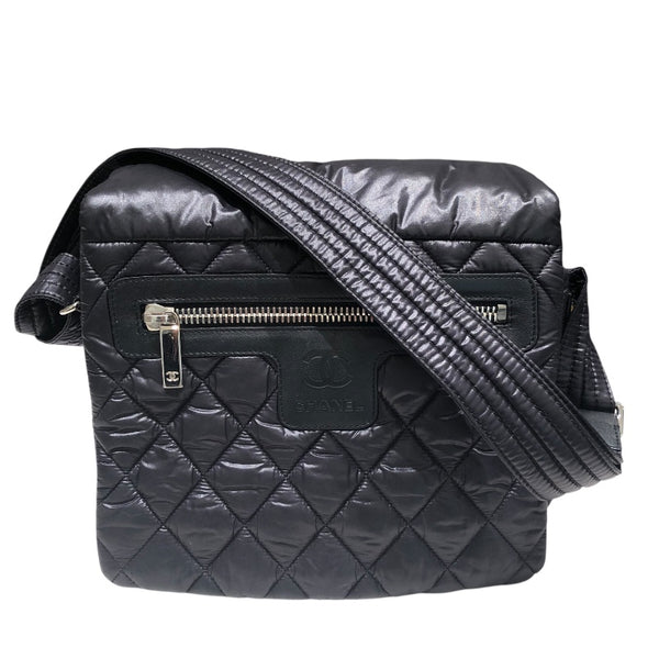 ◇シャネル マトラッセ コココクーン メッセンジャーバッグ ショルダーバッグ シャネル CHANEL コココクーンメッセンジャーPM A48616 ブラック