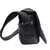 シャネル CHANEL コココクーンメッセンジャーPM A48616 ブラック ナイロン レディース ショルダーバッグ