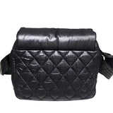 シャネル CHANEL コココクーンメッセンジャーPM A48616 ブラック ナイロン レディース ショルダーバッグ
