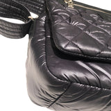 シャネル CHANEL コココクーンメッセンジャーPM A48616 ブラック ナイロン レディース ショルダーバッグ