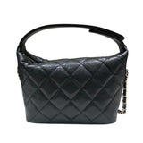 シャネル CHANEL ココマークチェーンホーボーバッグ AP4386 ブラック キャビア レディース ハンドバッグ