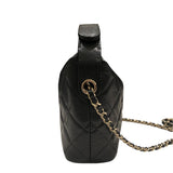 シャネル CHANEL ココマークチェーンホーボーバッグ AP4386 ブラック キャビア レディース ハンドバッグ