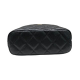 シャネル CHANEL ココマークチェーンホーボーバッグ AP4386 ブラック キャビア レディース ハンドバッグ