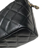 シャネル CHANEL ココマークチェーンホーボーバッグ AP4386 ブラック キャビア レディース ハンドバッグ
