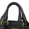 プラダ PRADA ロゴ2WAYトート ブラック レザー レディース トートバッグ