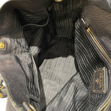プラダ PRADA ロゴ2WAYトート ブラック レザー レディース トートバッグ